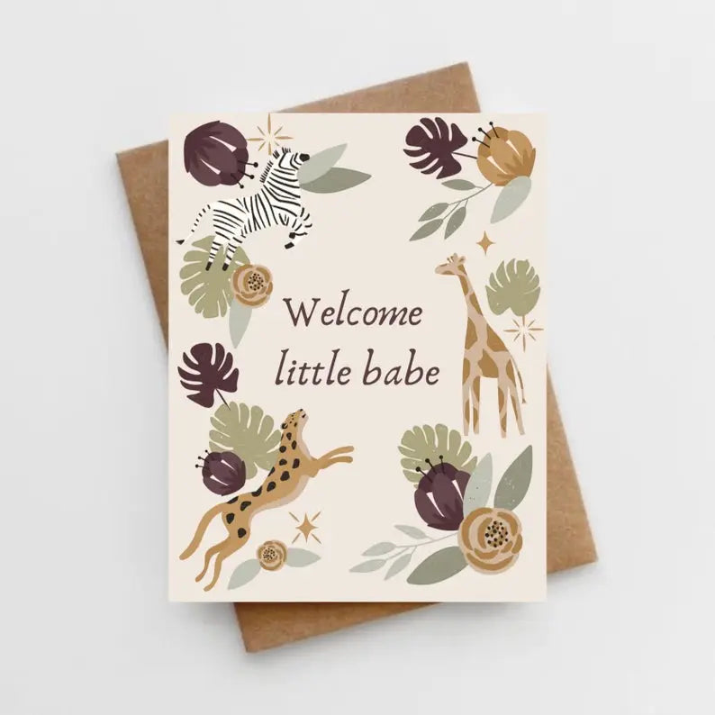 Welcome Little Babe Card