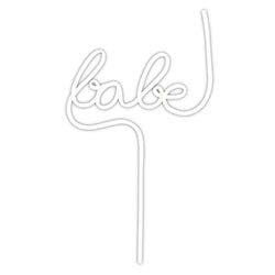 Babe Word Straw