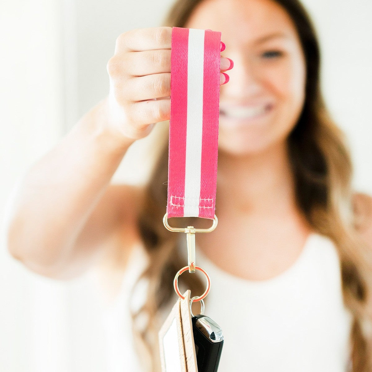 Wristlet Strap- for Keys, Wallet, or Bag