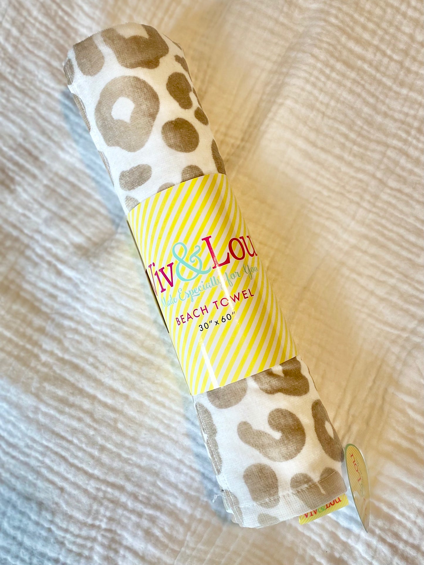 Leopard Cotton Towel