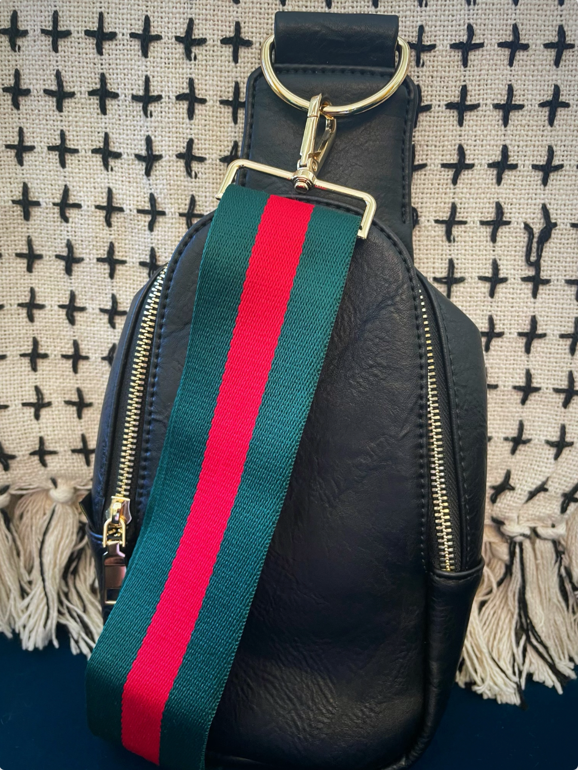 Miranda Sling Bag (BLACK)- Choose Your Strap!