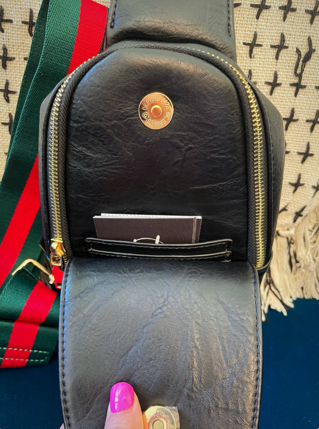 Miranda Sling Bag (BLACK)- Choose Your Strap!