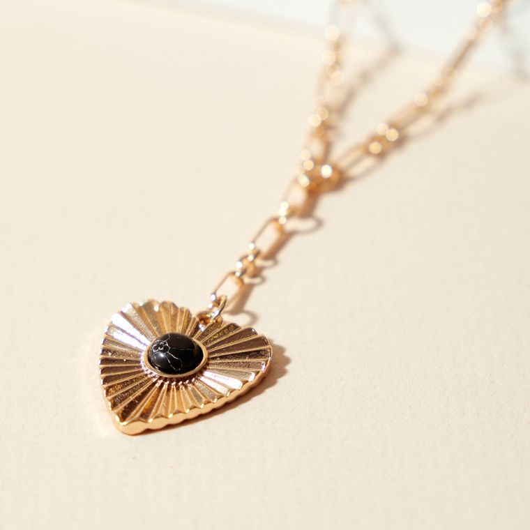 Heart Stone Lariat