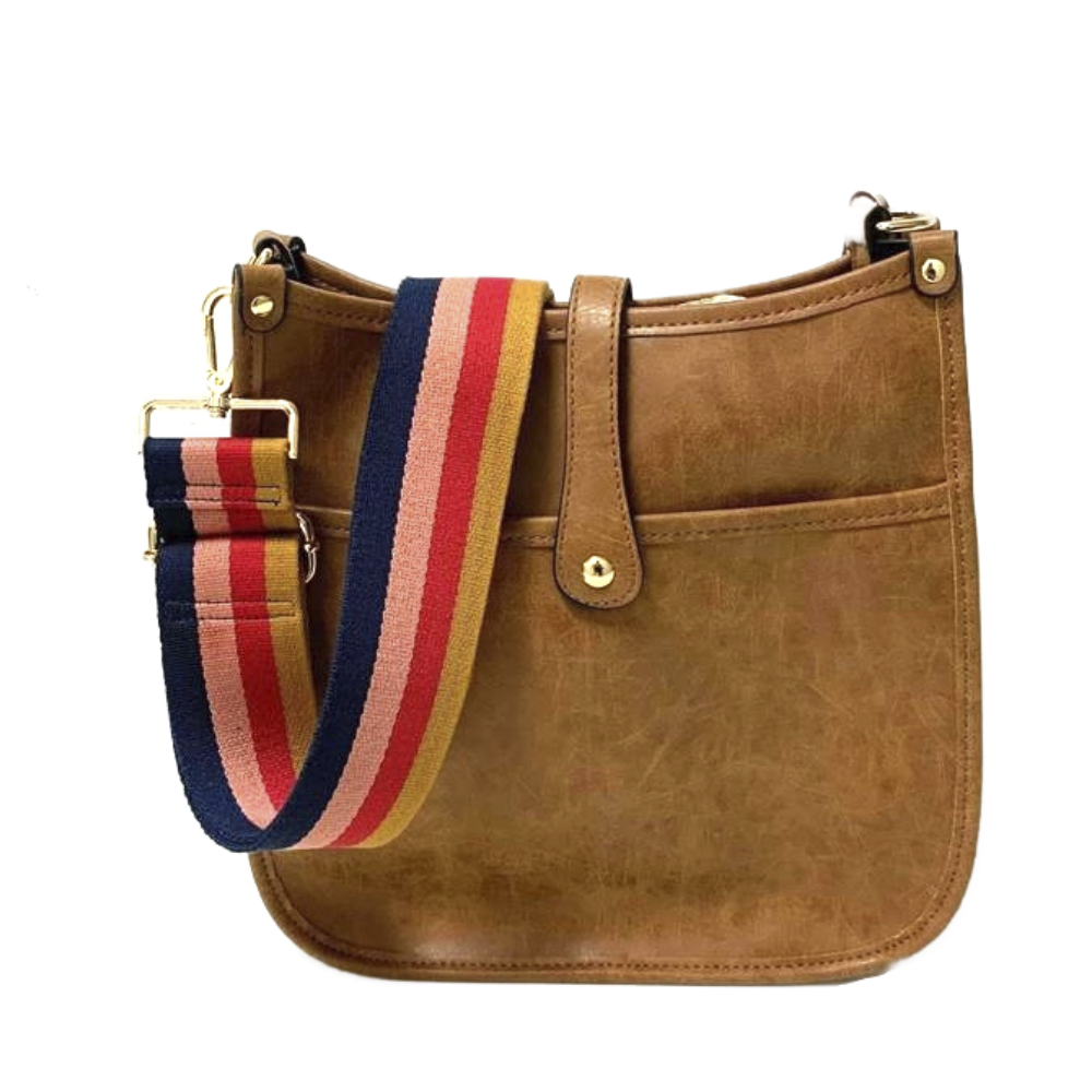 Courier Bag (BROWN)- Choose Your Strap!