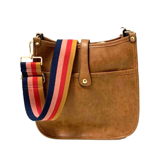 Courier Bag (BROWN)- Choose Your Strap!